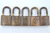 Authentic Louis Vuitton Padlock 10Set Old Model LV H6226