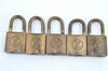 Authentic Louis Vuitton Padlock 10Set Old Model LV H6228