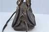 Authentic Chloe Ethel 2Way Shoulder Cross Body Hand Bag Leather Brown H6303