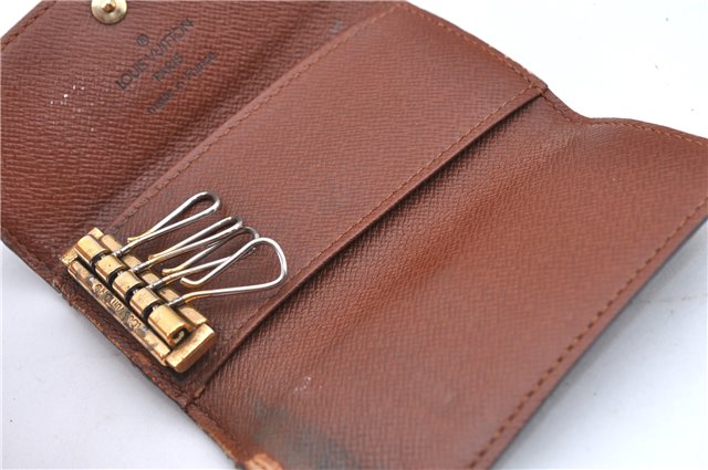 Authentic Louis Vuitton Monogram Multicles 4 Four Hooks Key Case M62631 LV H6316