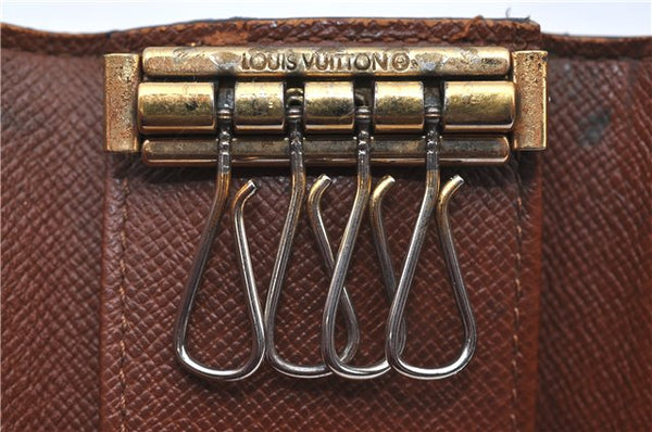 Authentic Louis Vuitton Monogram Multicles 4 Four Hooks Key Case M62631 LV H6316