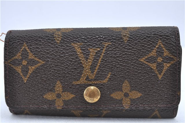Authentic Louis Vuitton Monogram Multicles 4 Four Hooks Key Case M62631 LV H6317