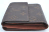 Auth Louis Vuitton Monogram Portefeuille Elise Purse Wallet M61654 LV H6320