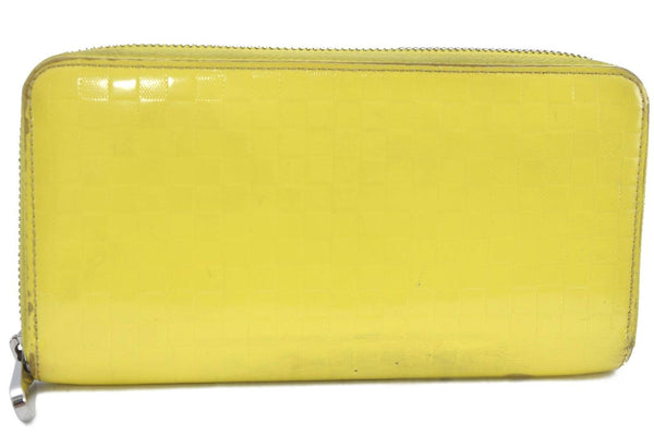 Louis Vuitton Damier Facette Zippy Wallet 2013 Collection Yellow M94401 LV H6324