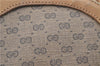 Authentic GUCCI Micro GG PVC Leather Shoulder Cross Body Bag Brown H6356