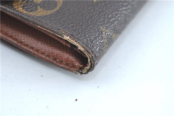 Auth Louis Vuitton Monogram Portefeuille Elise Purse Wallet M61654 LV H6362