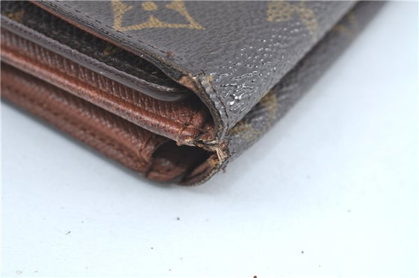 Auth Louis Vuitton Monogram Portefeuille Elise Purse Wallet M61654 LV H6362