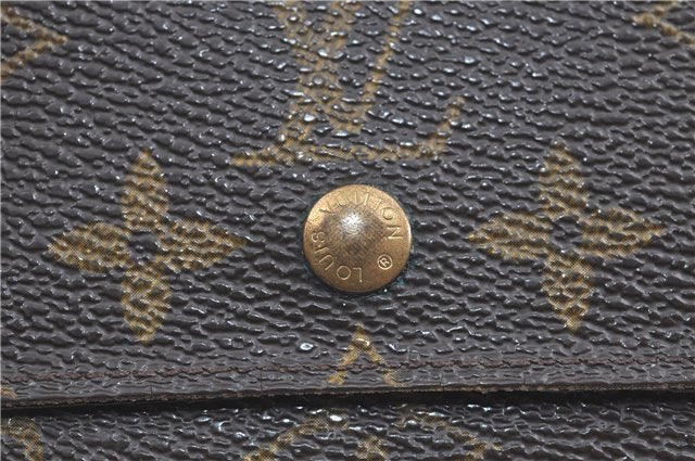 Auth Louis Vuitton Monogram Portefeuille Elise Purse Wallet M61654 LV H6362