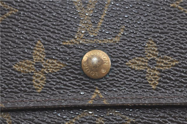 Auth Louis Vuitton Monogram Portefeuille Elise Purse Wallet M61654 LV H6362