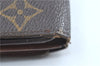 Auth Louis Vuitton Monogram Portefeuille Elise Purse Wallet M61654 LV H6362