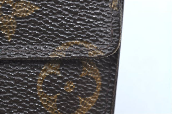 Auth Louis Vuitton Monogram Portefeuille Elise Purse Wallet M61654 LV H6362