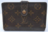 Auth Louis Vuitton Monogram Porte Monnaie Billets Viennois M61663 Wallet H6363