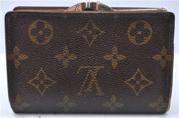 Auth Louis Vuitton Monogram Porte Monnaie Billets Viennois M61663 Wallet H6363