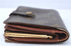 Auth Louis Vuitton Monogram Porte Monnaie Billets Viennois M61663 Wallet H6363