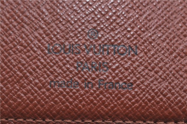 Auth Louis Vuitton Monogram Porte Monnaie Billets Viennois M61663 Wallet H6363