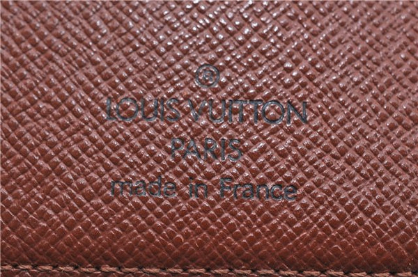 Auth Louis Vuitton Monogram Porte Monnaie Billets Viennois M61663 Wallet H6363