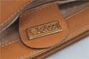 Authentic GUCCI Micro GG PVC Leather Clutch Hand Bag Purse Brown H6380