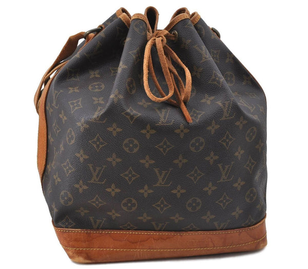 Authentic Louis Vuitton Monogram Noe Shoulder Bag M42224 LV H6386