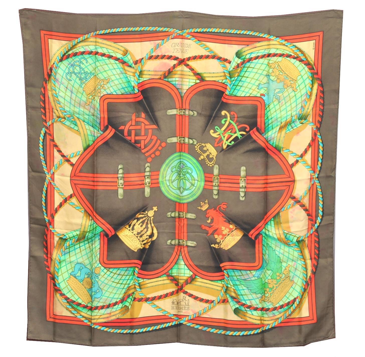 Authentic HERMES Carre 90 Scarf 