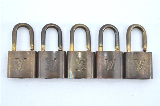 Authentic Louis Vuitton Padlock Gold 10Set LV H6398