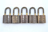 Authentic Louis Vuitton Padlock Gold 10Set LV H6398