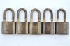 Authentic Louis Vuitton Padlock Gold 10Set LV H6398