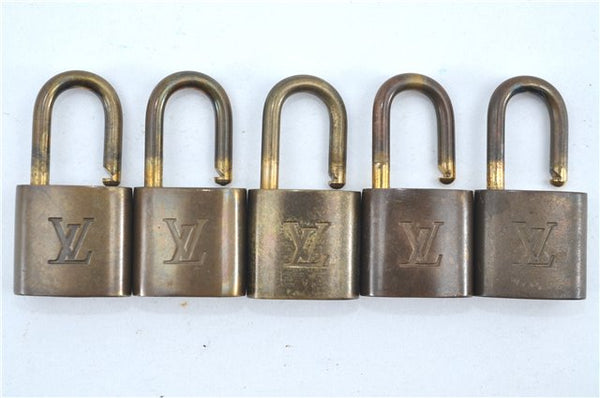 Authentic Louis Vuitton Padlock Gold 10Set LV H6398