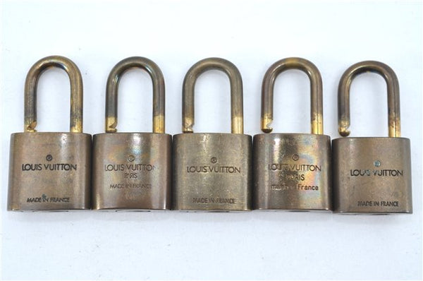 Authentic Louis Vuitton Padlock Gold 10Set LV H6398