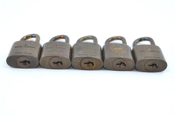 Authentic Louis Vuitton Padlock Gold 10Set LV H6398