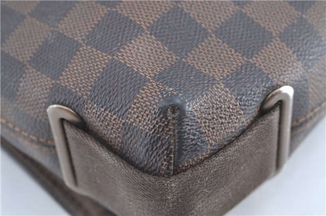 Auth Louis Vuitton Damier Brooklyn PM Shoulder Cross Body Bag N51210 LV H6401