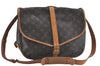 Authentic Louis Vuitton Monogram Saumur 35 Shoulder Cross Bag M42254 LV H6410