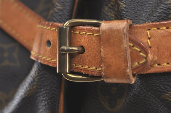 Authentic Louis Vuitton Monogram Saumur 35 Shoulder Cross Bag M42254 LV H6410