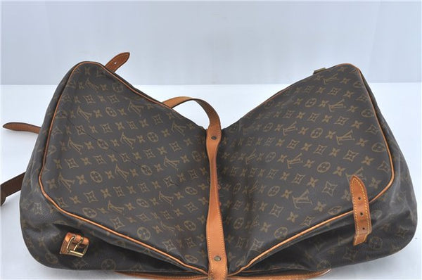 Authentic Louis Vuitton Monogram Saumur 35 Shoulder Cross Bag M42254 LV H6410