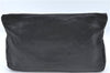Authentic JIMMY CHOO Star Studs Leather Clutch Hand Bag Purse Black H6426