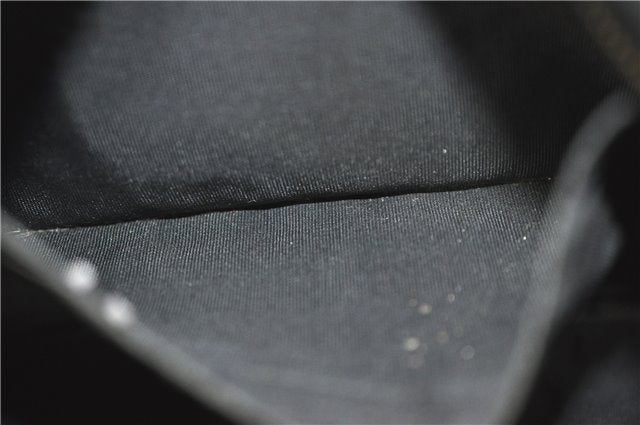 Authentic JIMMY CHOO Star Studs Leather Clutch Hand Bag Purse Black H6426