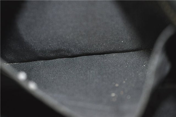 Authentic JIMMY CHOO Star Studs Leather Clutch Hand Bag Purse Black H6426