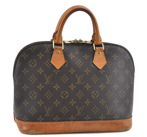 Authentic Louis Vuitton Monogram Alma Hand Bag M51130 LV H6428