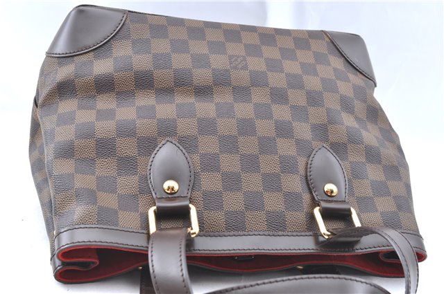 Authentic Louis Vuitton Damier Hampstead PM Shoulder Tote Bag N51205 LV H6450