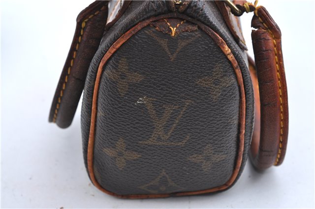 Authentic Louis Vuitton Monogram Mini Speedy Hand Bag M41534 LV Junk H6453