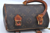 Authentic Louis Vuitton Monogram Mini Speedy Hand Bag M41534 LV Junk H6453