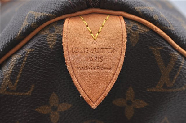 Authentic Louis Vuitton Monogram Speedy 40 Hand Boston Bag M41522 LV H6455
