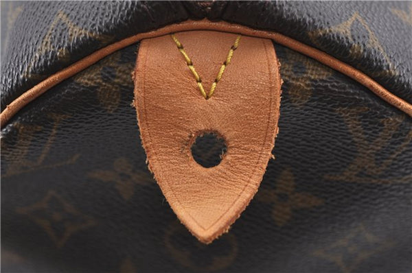 Authentic Louis Vuitton Monogram Speedy 40 Hand Boston Bag M41522 LV H6455