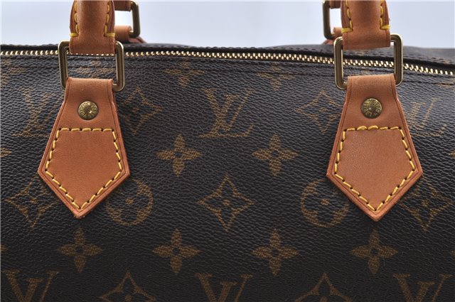 Authentic Louis Vuitton Monogram Speedy 40 Hand Boston Bag M41522 LV H6455