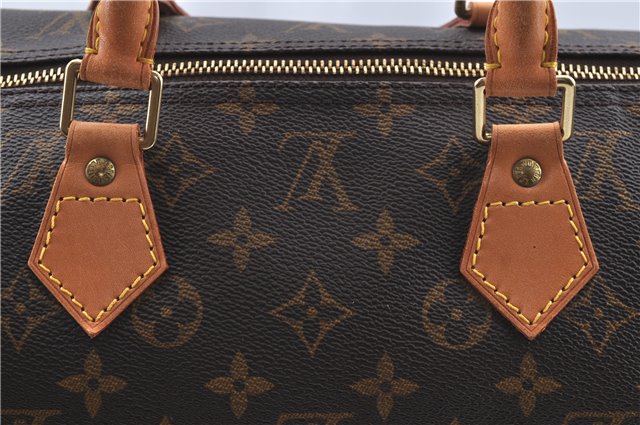 Authentic Louis Vuitton Monogram Speedy 40 Hand Boston Bag M41522 LV H6455