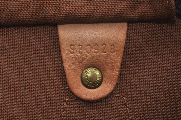 Authentic Louis Vuitton Monogram Speedy 40 Hand Boston Bag M41522 LV H6455