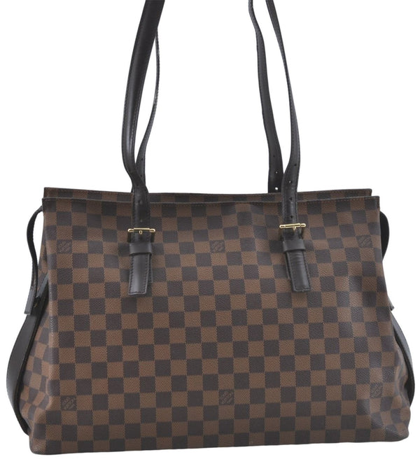 Authentic Louis Vuitton Damier Chelsea Shoulder Tote Bag N51119 LV H6456