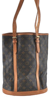 Authentic Louis Vuitton Monogram Bucket GM Shoulder Bag M42236 LV Junk H6459
