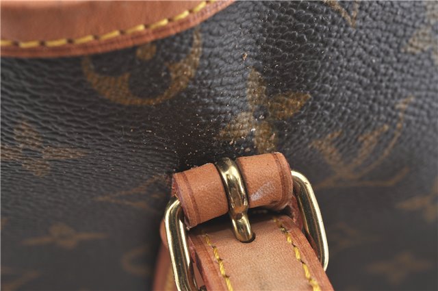 Authentic Louis Vuitton Monogram Bucket GM Shoulder Bag M42236 LV Junk H6459