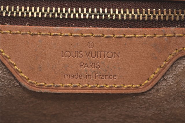 Authentic Louis Vuitton Monogram Bucket GM Shoulder Bag M42236 LV Junk H6459