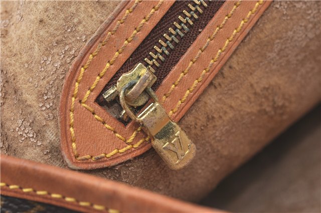 Authentic Louis Vuitton Monogram Bucket GM Shoulder Bag M42236 LV Junk H6459